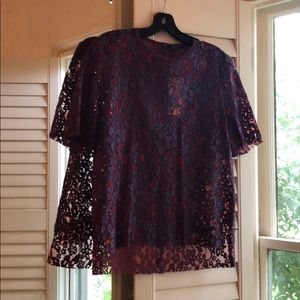 NWT Zara lace top